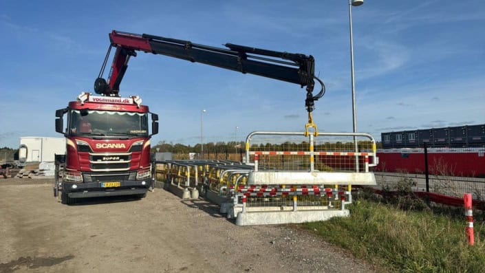Opstilling af hegn Opstilling af hegn