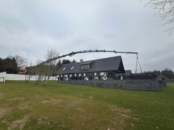 Løft af spa - 38 meter