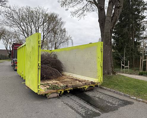 Container til haveaffald